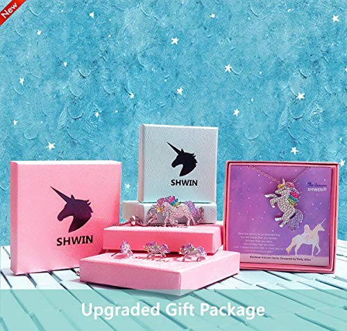 SHWIN Unicorn Jewelry Set for Girls