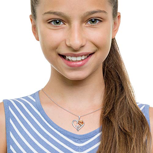 Enchanted Rose Heart Necklace