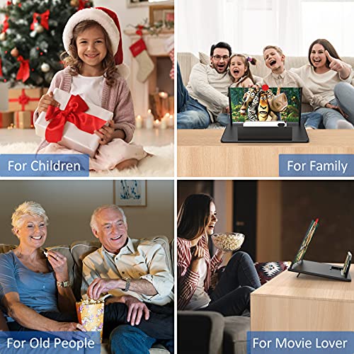 Foldable Phone Stand with Screen Amplifierâ€“Supports All Smartphones