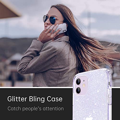 Clear Glitter Sparkle Case for iPhone 11