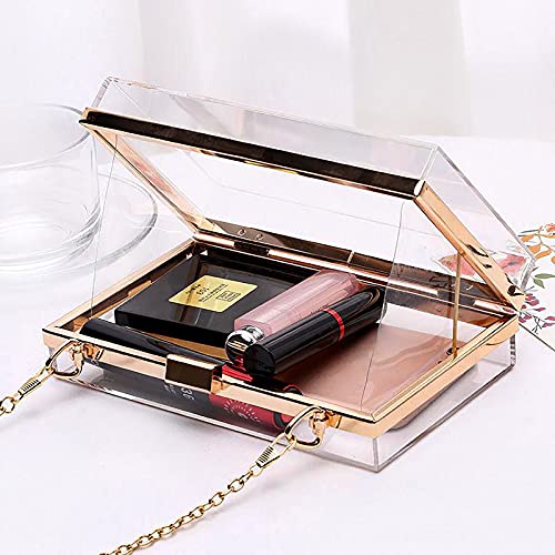 Women's Clear Acrylic Evening Clutch