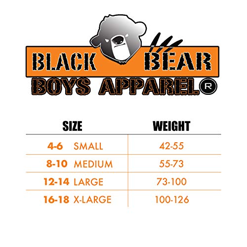 Black Bear Boys' Compression Boxer Briefs 4-Pack