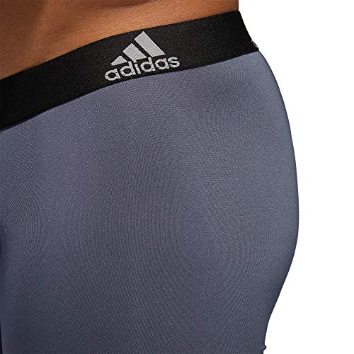 Men's Performance Boxer Brief Underwear (3-Pack, Black/Grey, Medium)