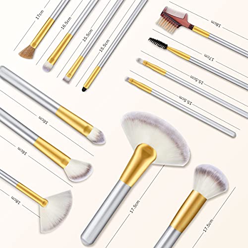 VANDER LIFE 24pcs Premium Makeup Brush Set with Bag