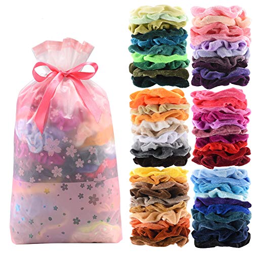 Velvet Hair Scrunchies Hair Bands for Women or Girls