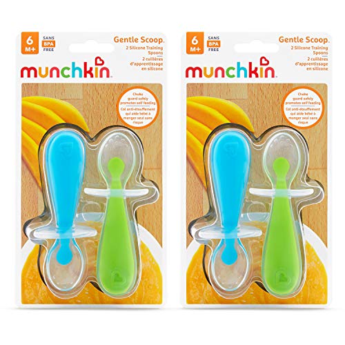 Munchkin Silicone Trainer Spoons 4pk