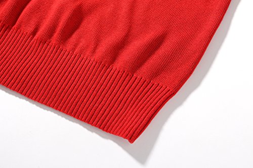 SSLR Boys' Santa Sweater, Red/Black, Medium