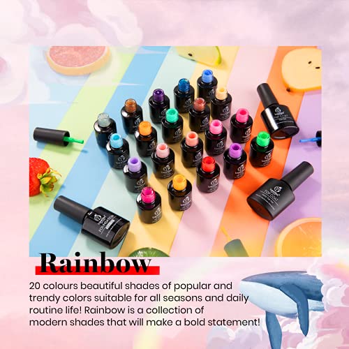 Rainbow Summer Gel Polish Kit