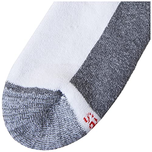 Men's Max Cushion Low Cut Socks (6-Pack, White)