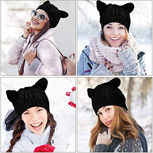Cat Ear Knitted Beanie
