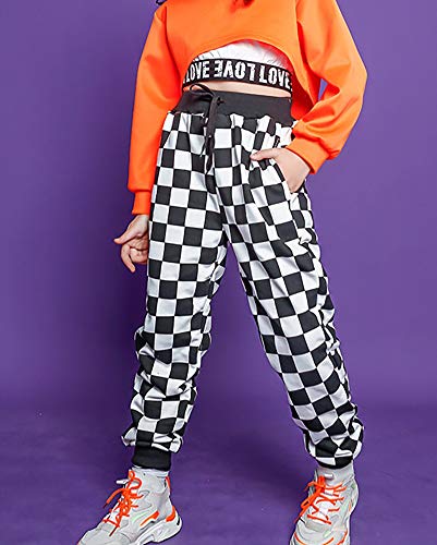 Girls' Sweatpants Loose Drawstring Active Jogger Pants