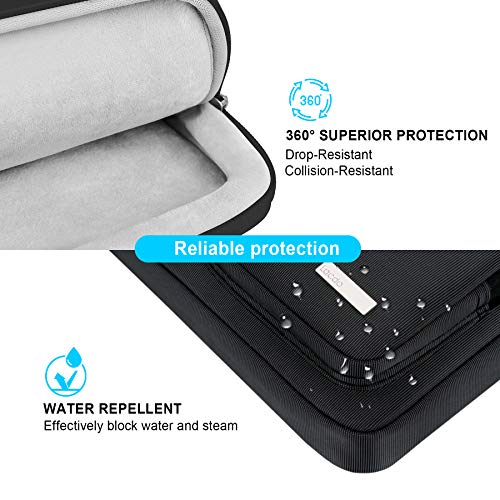 Lacdo 360° Protective Laptop Shoulder Bag Sleeve Case for 13 Inch New MacBook Air | MacBook Pro Touch Bar 2016-2021 | Surface Book 3 2 | MacBook Pro Retina 2012-2015 | 13