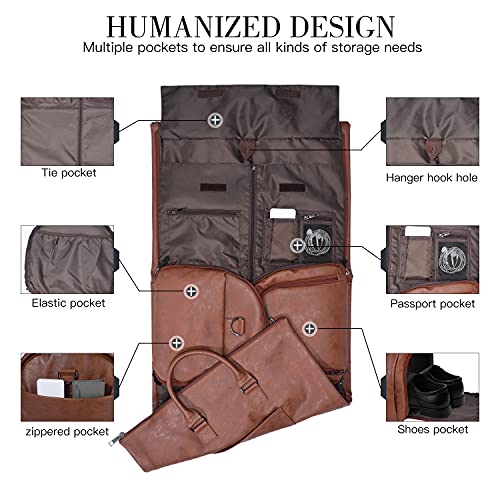 Waterproof Garment Bag with Shoe Compartment