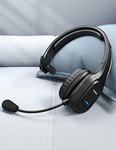 TECKNET Bluetooth Trucker Headset with Noise Canceling