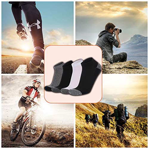 COOVAN Mens Cushion Ankle Socks