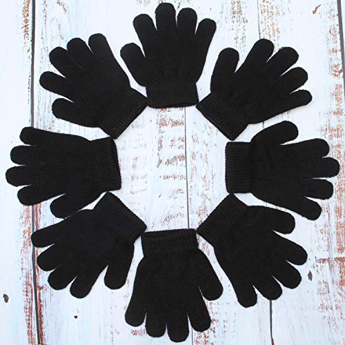 Cooraby Kids Warm Magic Gloves, 12 Pairs