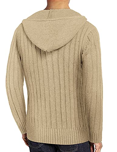 Casual Zipper Knitted Cardigan Sweater