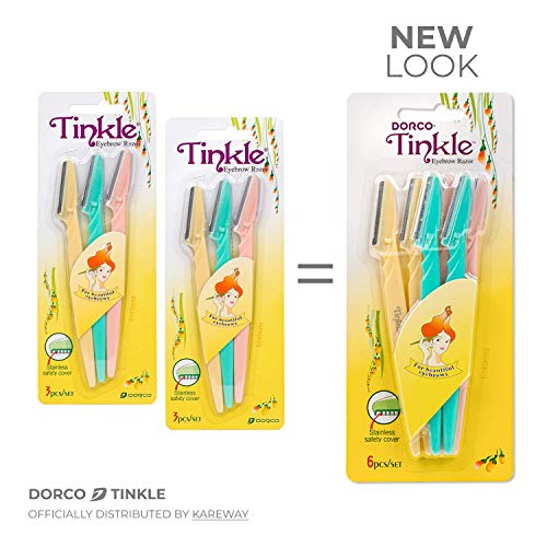 Dorco Tinkle Eyebrow Razor (Pack of 12)
