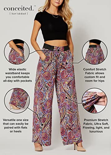 High Waisted Palazzo Pants with Pockets