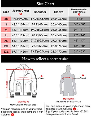 Men's Brown Leather Motorcycle Jacket, L