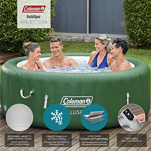 Coleman Inflatable Hot Tub with Heated Water System & Bubble Jets
