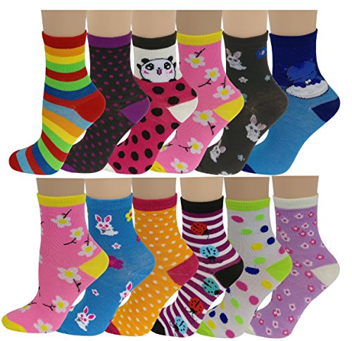 Fun Novelty Crew Socks for Kids