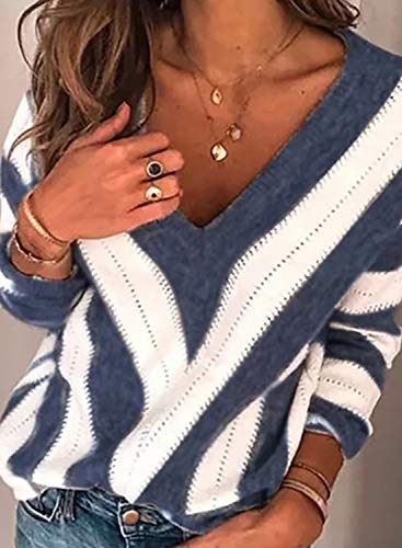 Contrast Color Block Sweater
