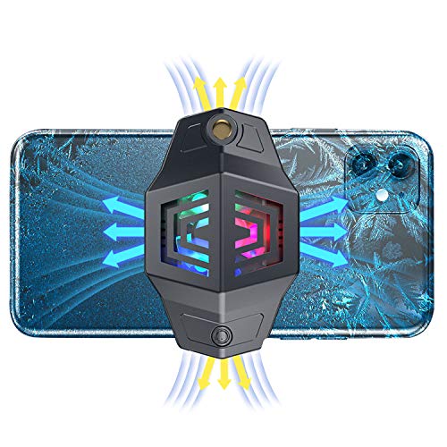 Ivy 2021 Smart Phone Cooler Fan with Semiconductor Refrigeration for Gaming and Vlogging