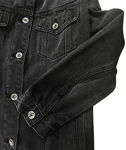 Cantonwalker Oversize Vintage Washed Denim Jacket