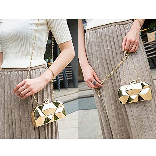 Reberomantic Lattice Pattern Clutch