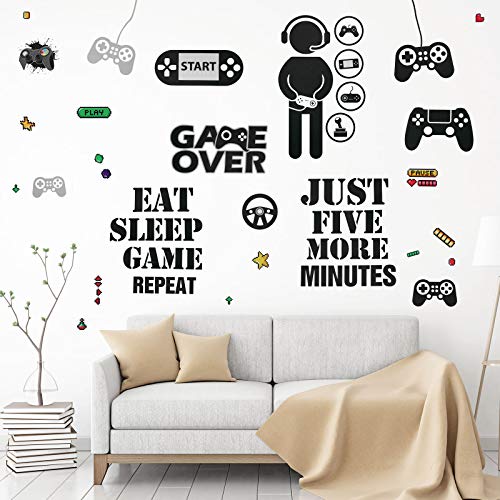 Gamer Room Decor: Gaming Wall Decals Sticker