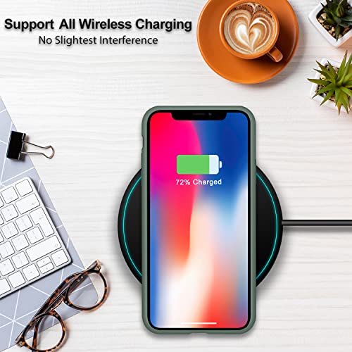 OUXUL Liquid Silicone Gel Rubber Case for iPhone X/Xs