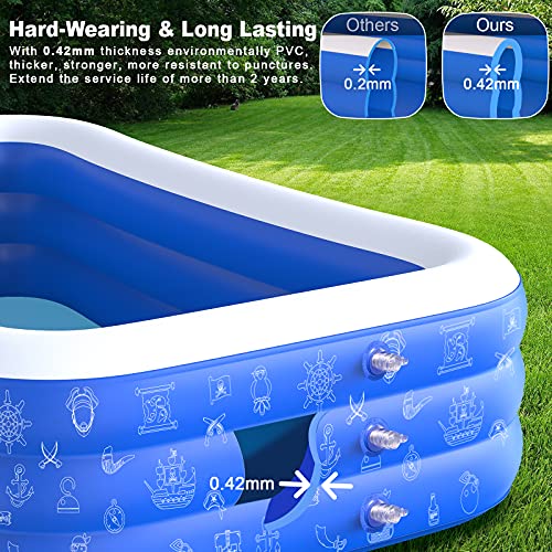 Inflatable Swimming Pool with Canopy