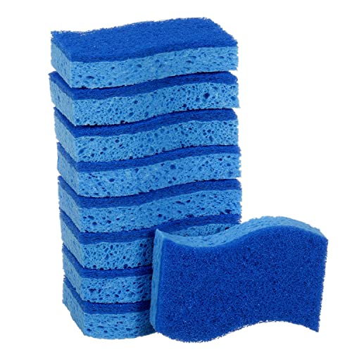 9-Pack Non-Scratch Scrub Sponges for Kitchen Use