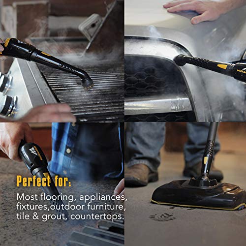 McCulloch Canister Steam Cleaner with 20 Accessoriesk)
