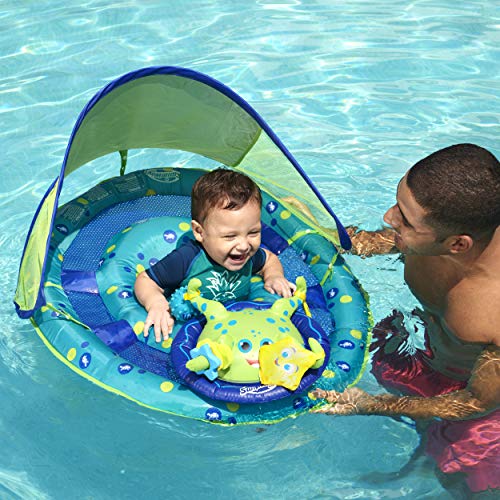 Inflatable Baby Octopus Pool Float with Canopy