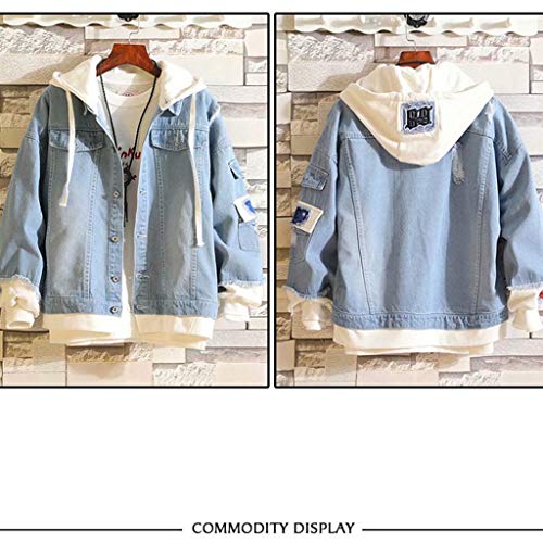 KPOP Rapper Denim Jacket Jeans Love Printed Fashion Sport Hip Hop Hoodie