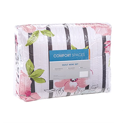 Comfort Spaces Zoe Flower Quilt Set