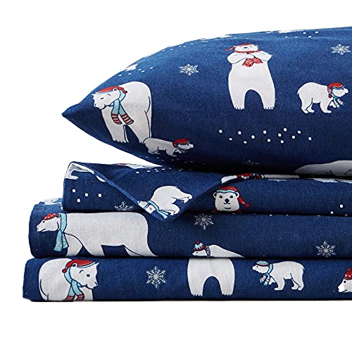 Great Bay Home King Flannel Sheet Set