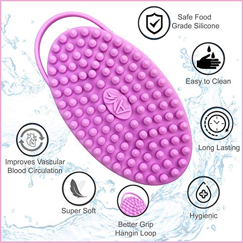 Avilana Exfoliating Silicone Body Scrubber