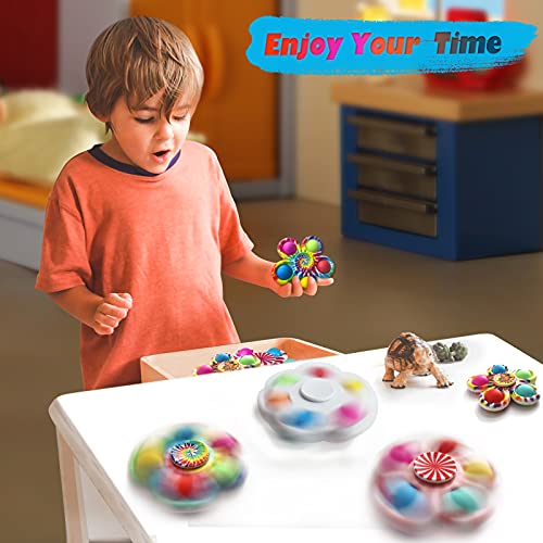 Popping Fidget Spinners for Kids, 4 Pack
