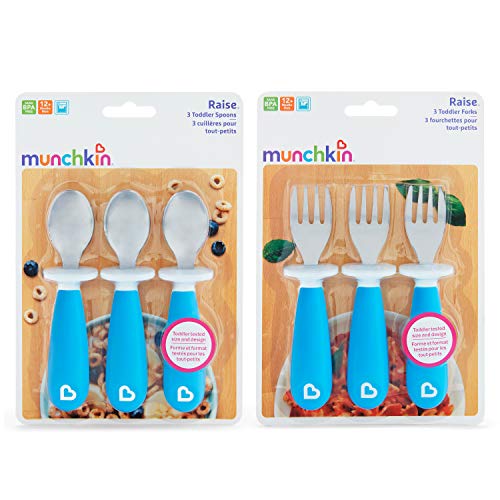 Munchkin 6 Count Raise Toddler Forks and Spoons