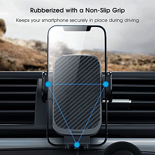 Fast Charging Auto-Clamping Air Vent Car Phone Holder