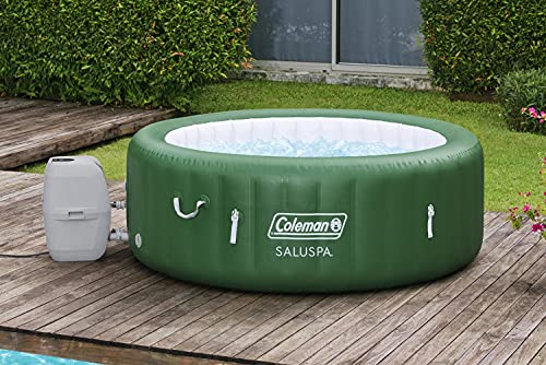 Coleman Inflatable Hot Tub with Heated Water System & Bubble Jets