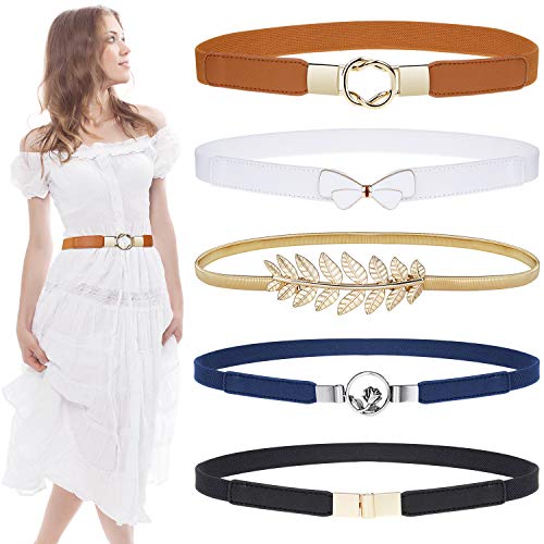 Stretchy Skinny Belts for Women by EAONE
