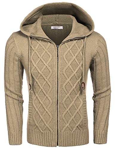 Casual Zipper Knitted Cardigan Sweater