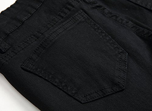 Boy's Black Ripped Skinny Jeans
