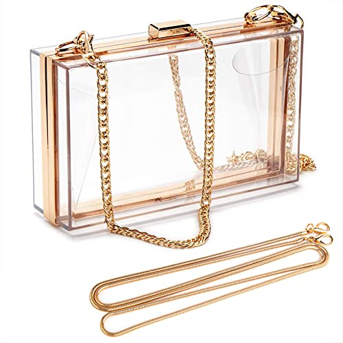 Women's Clear Acrylic Evening Clutch