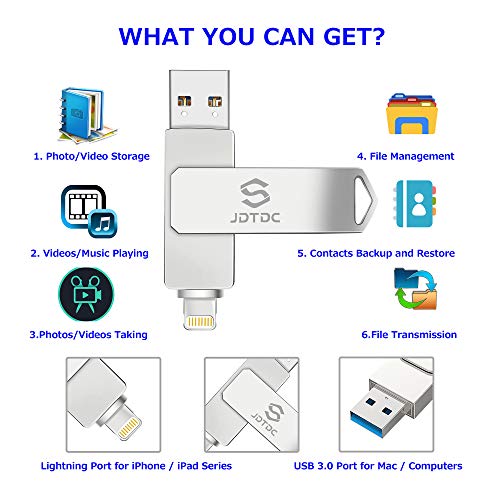 Apple MFi Certified 128GB Photo-Stick-for-iPhone-Storage