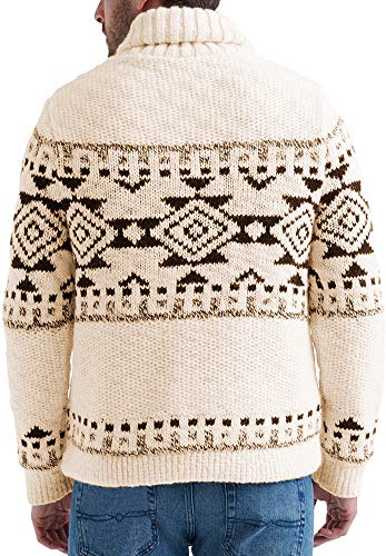 Esobo Men's Multi-Color Shawl Cardigan